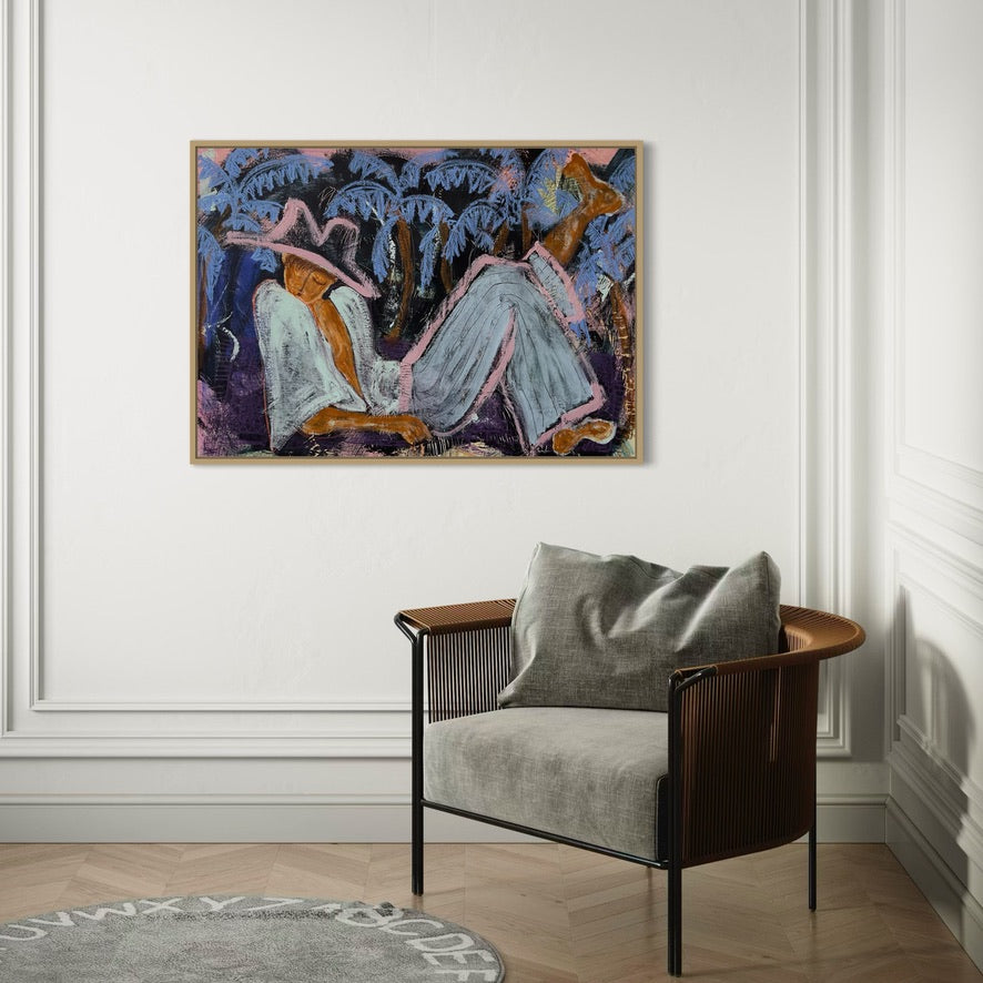 By Lantern Light Shadows Dance: Print